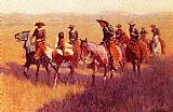 Frederic Remington An Assault on His Dignity painting